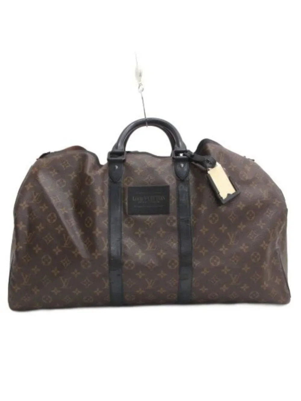 Louis Vuitton Monogram Waterproof Keepall 55 Boston Bag